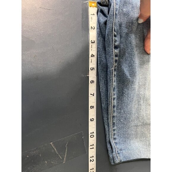 Anthropologie Level 99‎ Womens Blue Denim Bermuda Shorts Size 4/27 - Picture 12 of 14